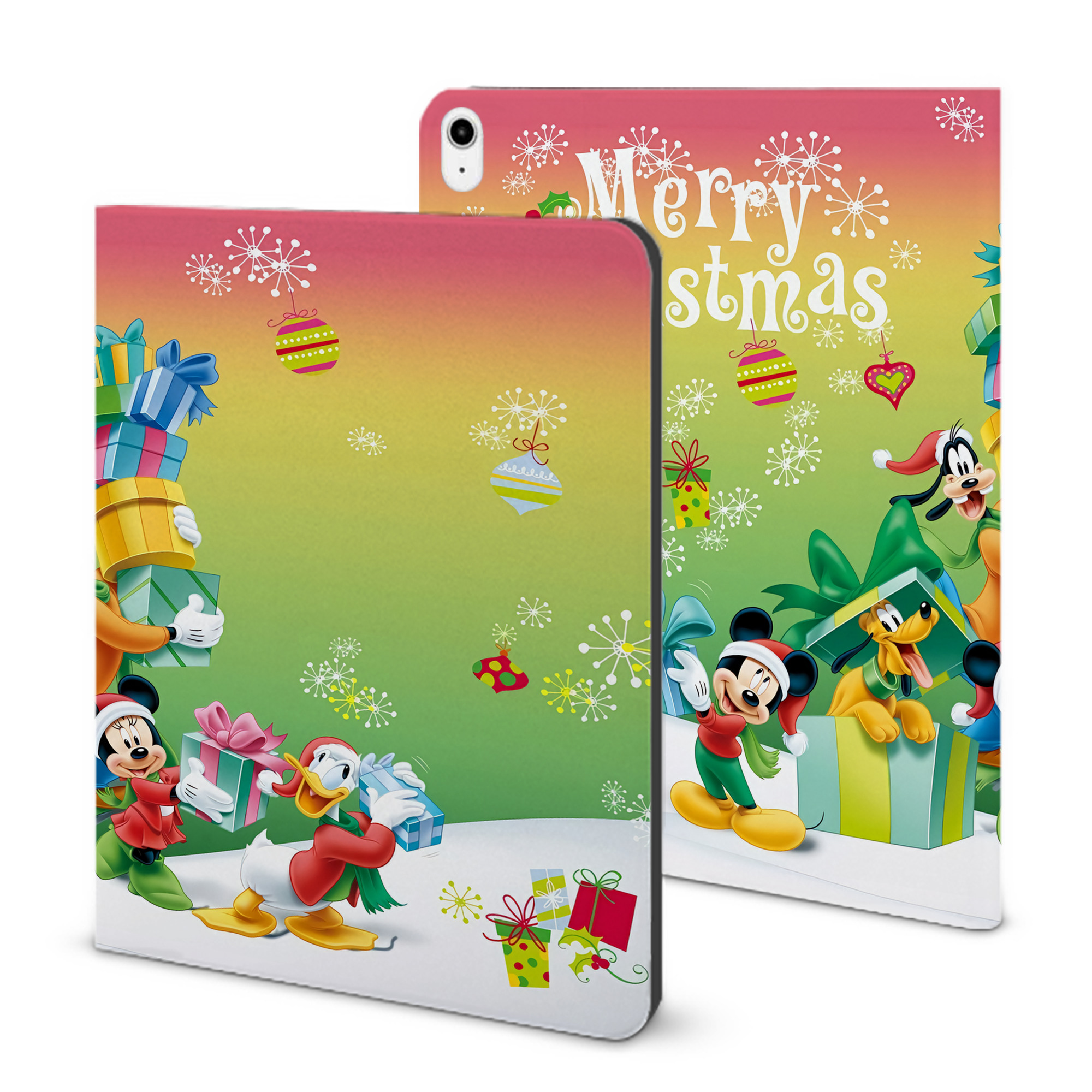 （画像用） ミッキーマウス Mickey Mouse IPadケース ペンホルダー付き ブックスタイルデザイン